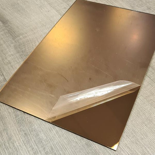 2mm Bronze Mirror Acrylic - 3 Sizes